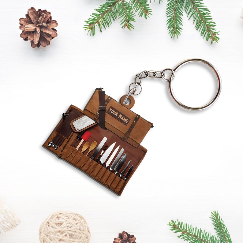 Chef Knife Custom Shape Ornaments Head Chef Tool Bag Etsy
