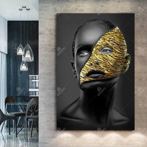 Tadbir: Abstract Persian Calligraphy Canvas Art