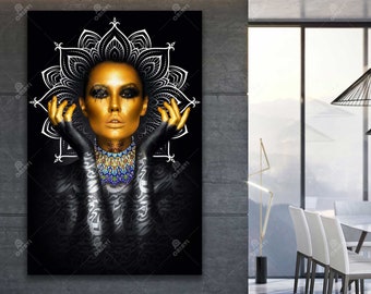 دنیا همه هیچ و اهل دنیا همه هیچ – Iranian Canvas Wall Art