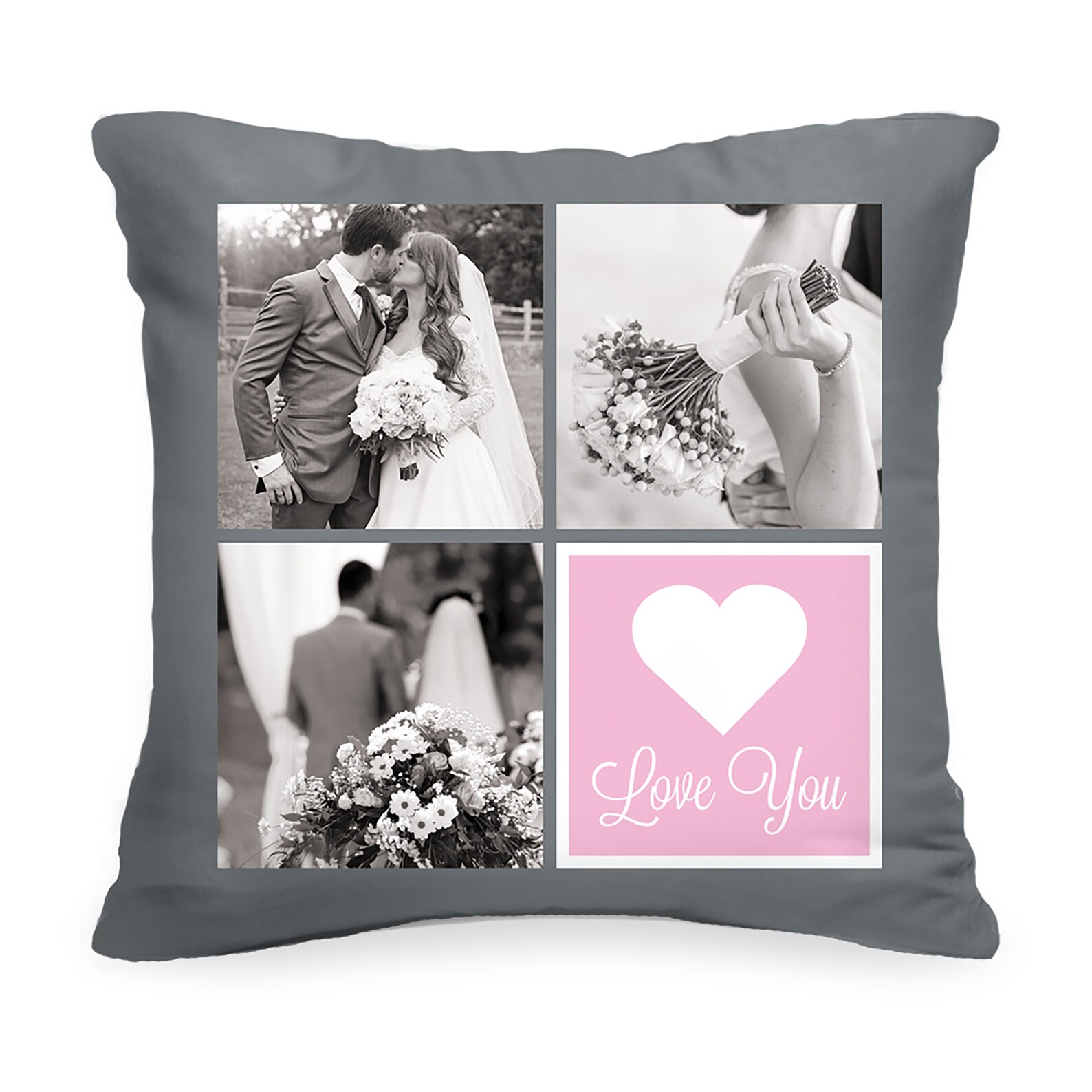 Personalized Photo Collage Pillow Custom Pillow Gift Love Etsy