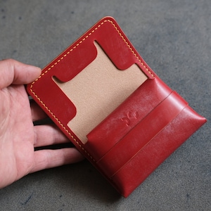 The Manta Ray leather wallet pdf pattern, wallet pdf template, compact wallet pattern pdf, coin wallet leather pattern, leather pattern pdf