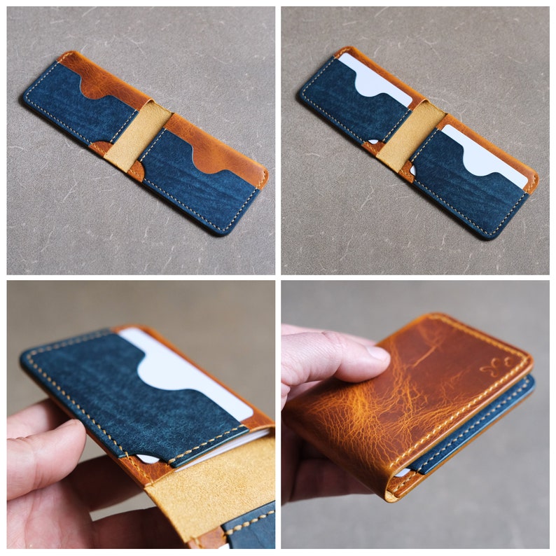 The Wing leather wallet pattern pdf, wallet template, cardholder template, compact wallet pattern, slim wallet pattern, leather pattern pdf