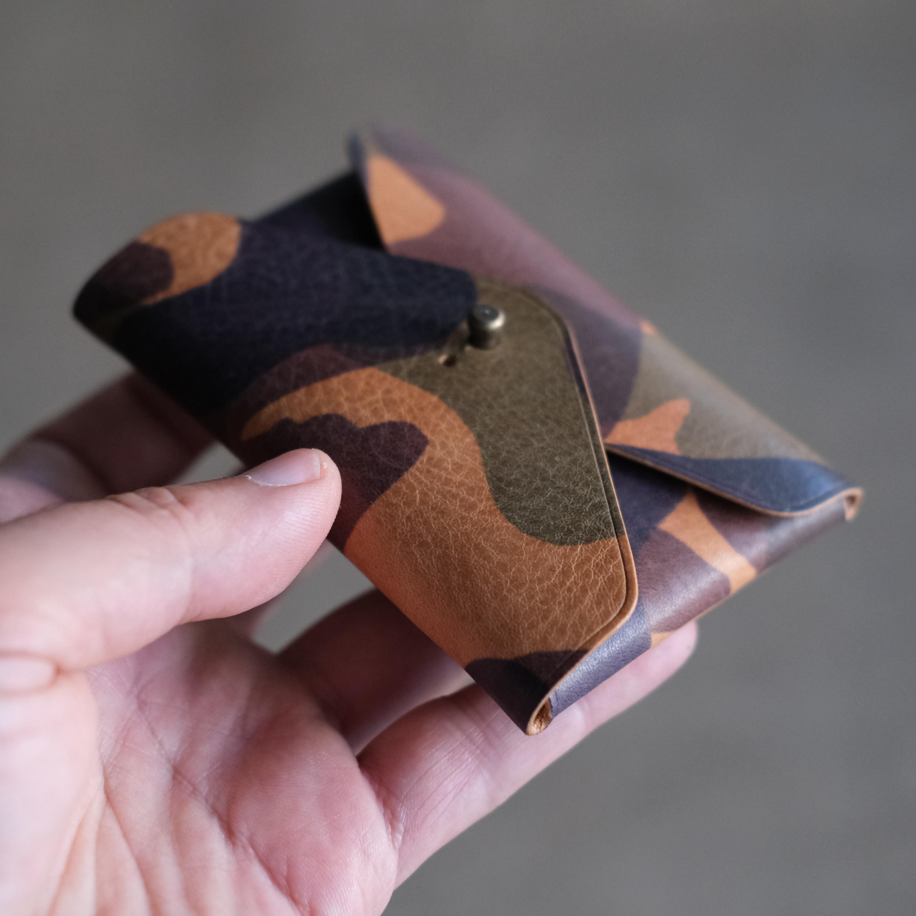 Envelope Wallet Pattern The Envelope Leather Wallet PDF Pattern: Stitch-less Compact Cardholder ...