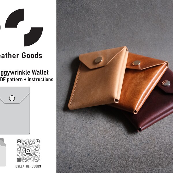 Snap Wallet Pattern Etsy