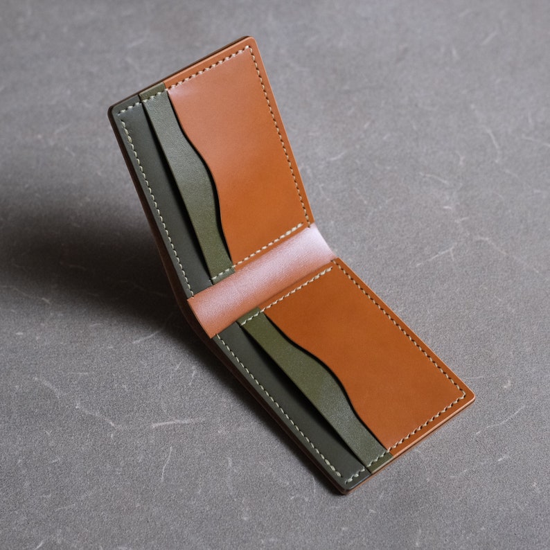 The Admiral Wallets modular pdf pattern, bifold wallet pattern, leather wallet pattern, billfold wallet template, leather pattern pdf, cardholder pattern, DS Leather Goods