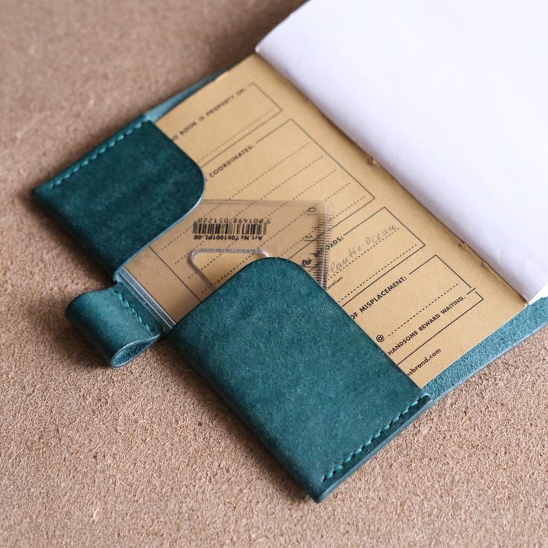 Leather Notebook Cover PDF Pattern: Field Notes Journal Template for 5 ...