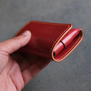 The Manta Ray leather wallet pdf pattern, wallet pdf template, compact wallet pattern pdf, coin wallet leather pattern, leather pattern pdf