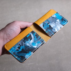 The Wing leather wallet pattern pdf, wallet template, cardholder template, compact wallet pattern, slim wallet pattern, leather pattern pdf