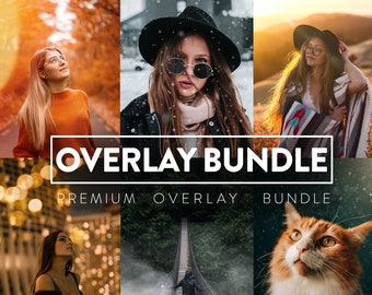 1000+ Photo Overlays: Bokeh, Light Leaks, Snow, Film Texture (JPG & PNG)