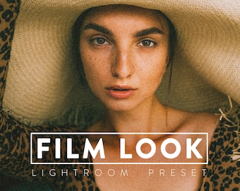 10 FILM LOOK Lightroom Mobile and Desktop Presets |  Vintage Retro Analog Grain vsco film Bright Fujifilm