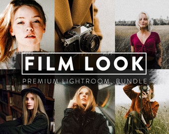 60 Film Look Lightroom Presets: Analog Retro Vintage Bundle (Mobile & Desktop)