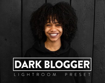 10 DARK BLOGGER Lightroom Mobile and Desktop Presets | ebony influencer blogger fashion Dark skin choco melanin vsco