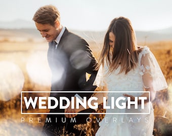 30 superpositions de lumière de mariage | Superpositions de photos de lumières blanches pour Photoshop, superpositions d'effets de fuites de lumière, mini séances de mariage