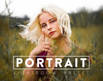 10 PORTRAIT Lightroom Mobile and Desktop Presets | Face Bright Color vibrant Selfie