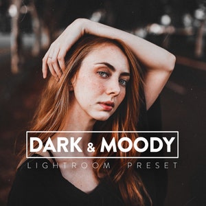 10 DARK and MOODY Lightroom Mobile and Desktop Presets | Black tones, Dark Lightroom, Luxury black preset