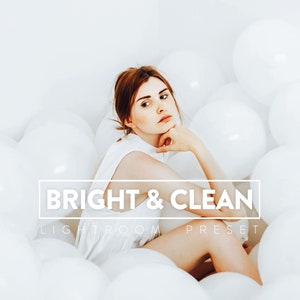 10 BRIGHT & CLEAN Lightroom Mobile and Desktop Presets | White Light Airy clean tones