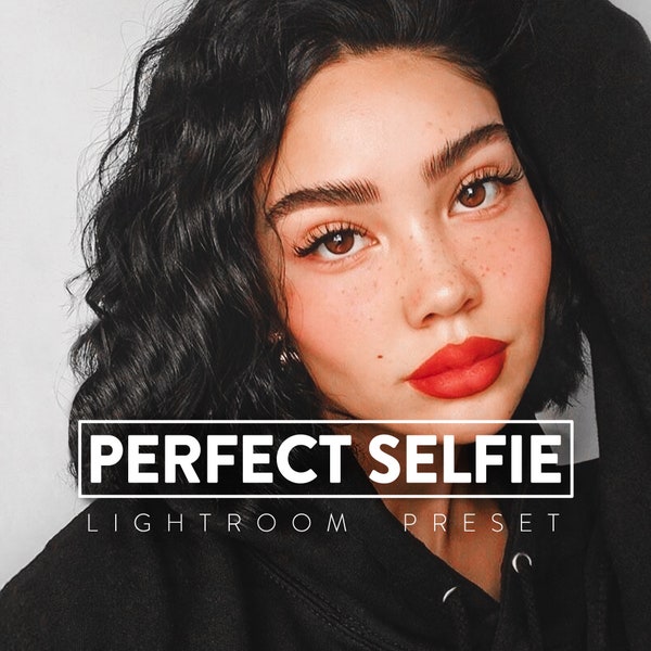 10 SELFIE Lightroom Mobile and Desktop Presets | Portrait preset, Instagram filter, insta fashion Blogger perfect skin