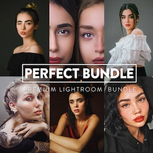 60 PERFECT BUNDLE Lightroom Mobile and Desktop Presets | Selfie makeup light insta Instagram Blogger retouch fashion skin Portrait