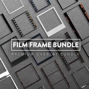 210 FILM FRAME BUNDLE | instant film, stories template instagram, film negative border, film strip, kodak borders