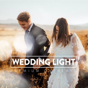 30 Wedding Light Overlays |  white lights photo overlays for Photoshop, light leaks effects overlays, wedding mini sessions