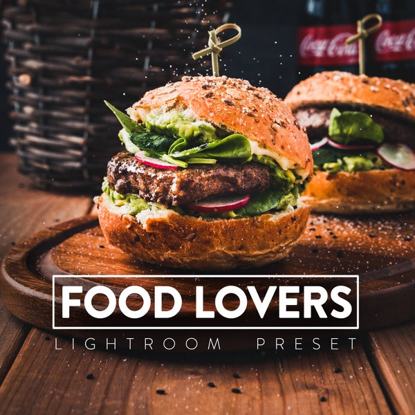 10 FOOD LOVERS Lightroom mobile und Desktop Preset | Food Presets, Food Blogger Presets, Food Filter, Tasty Food