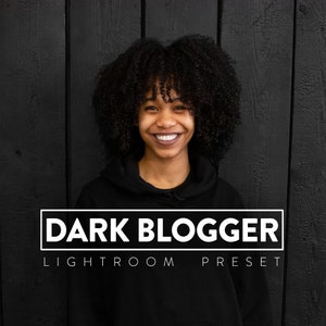 10 DARK BLOGGER Lightroom Mobile and Desktop Presets | ebony influencer blogger fashion Dark skin choco melanin vsco