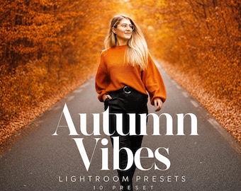 10 Autumn Vibes Lightroom Presets: Warm Red Tone (Mobile & Desktop)