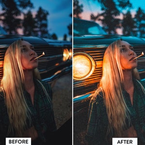 10 CINEMATIC Lightroom Mobile and Desktop Presets Premium cinema movie hollywood indie cine look image 5