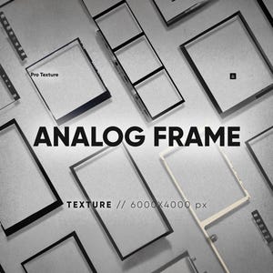 30 superposiciones de fotogramas de película analógica: bordes Kodak (PNG, 6000x4000 px)