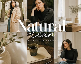 10 Natural Clean Lightroom Presets: Mobile & Desktop
