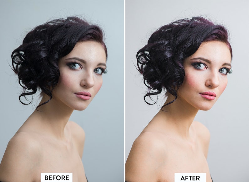10 préréglages PORTRAIT PRO Lightroom Mobile et Desktop Visage beauté lumineuse vibrant Selfie maquillage retouche headshot image 4
