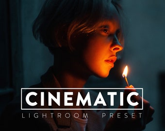 10 préréglages mobiles et de bureau CINEMATIC Lightroom Premium | cinéma film hollywood indie cine regarder