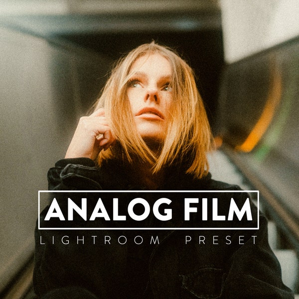 10 ANALOG FILM Lightroom Mobile and Desktop Presets Premium |  Film look Retro Vintage analogue