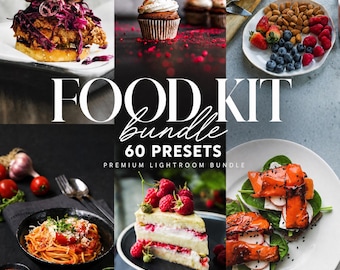 60 Food Photography Lightroom Presets: Mobile & Desktop Filters