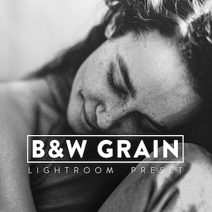 10 Black and White Film Lightroom Mobile and Desktop Presets | Contrast monotone, portrait, black and white, film