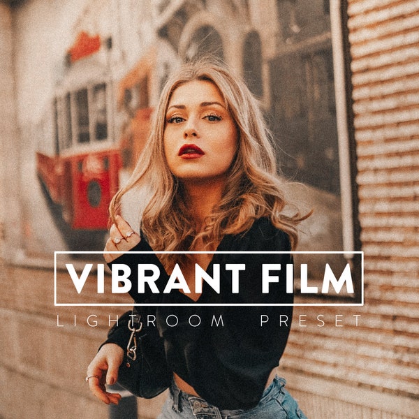 10 VIBRANT FILM Lightroom Mobile and Desktop Presets Premium | vibrant summer travel blogger instagram filter