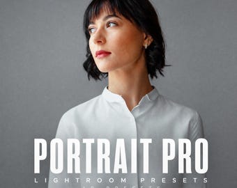 10 preajustes Portrait Pro para Lightroom: Rostros brillantes, filtros de belleza (móvil y ordenador)