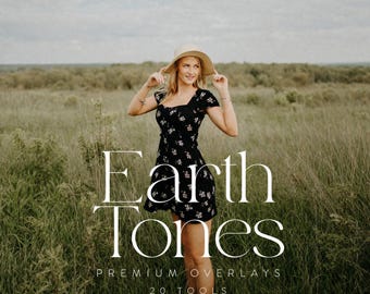10 EARTH TONES Lightroom Mobile and Desktop preset | Natural Travel Instagram Influencer Outdoor earth