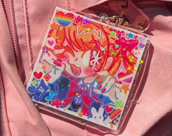 Ruby Hoshino Double-Sided Holographic Acrylic Charm | Oshi no Ko Fanmerch