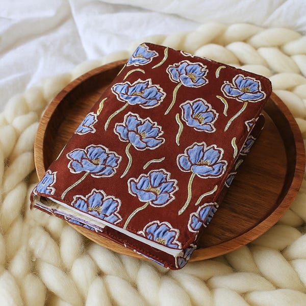 Rose Hobonichi style weeks A5 A6 cover 2026 Refillable notebook cover Z9292