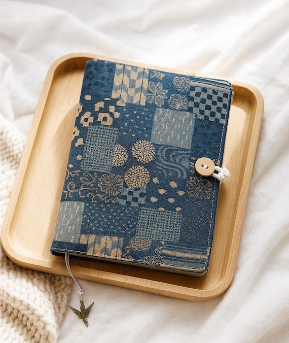 Patchwork A6 A5 Journal A7 Binder Rings Handmade Portable Refilled Notebook Dairy Book