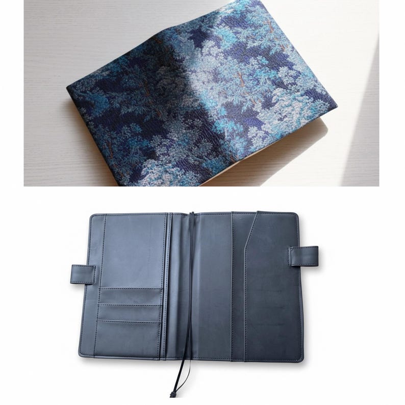 Notebook Rivet Images Forest Hobonichi Style Weeks A5 A6 Cover 2026 Refillable Rivet Band ...