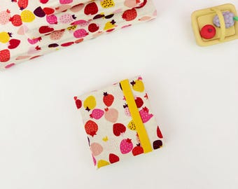 Mini Leinen Aquarell Skizzenbuch: Blumen Reise Kunst Journal
