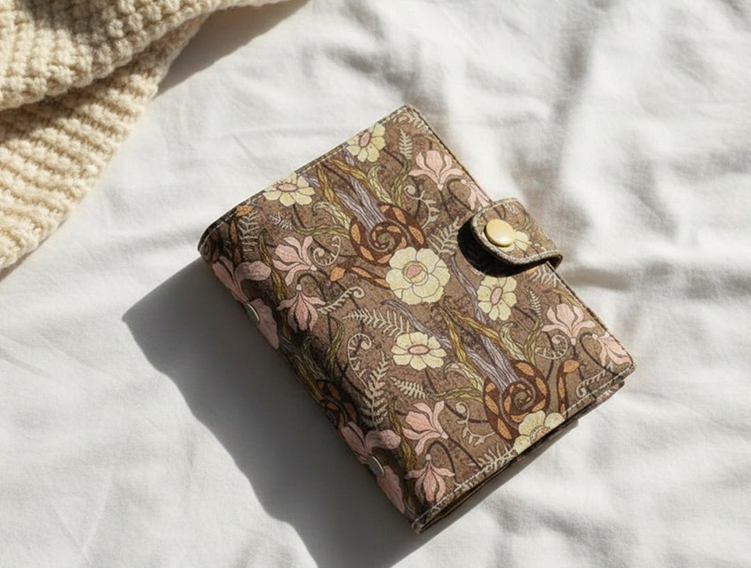 Flower A6 A5 Journal A7 Binder Rings Handmade Portable Refilled ...