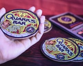 Star Trek Cork Coasters, Sci- Fi Coasters, Quark 39 s, Deep Space 9, geek gift, set of 4 8 Drink Coasters, Beermat