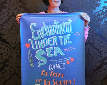 Back to the Future, Enchantment Under the Sea poster, movie replica, PVC canvas