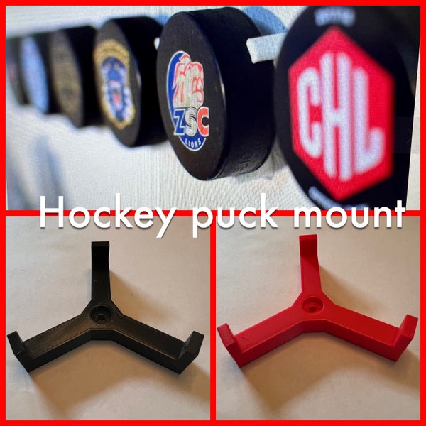 Hockey Puck Wall Mount Display for Display or Man Cave