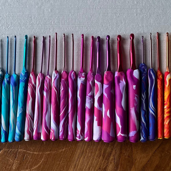 Crochet Hook Polymer Etsy