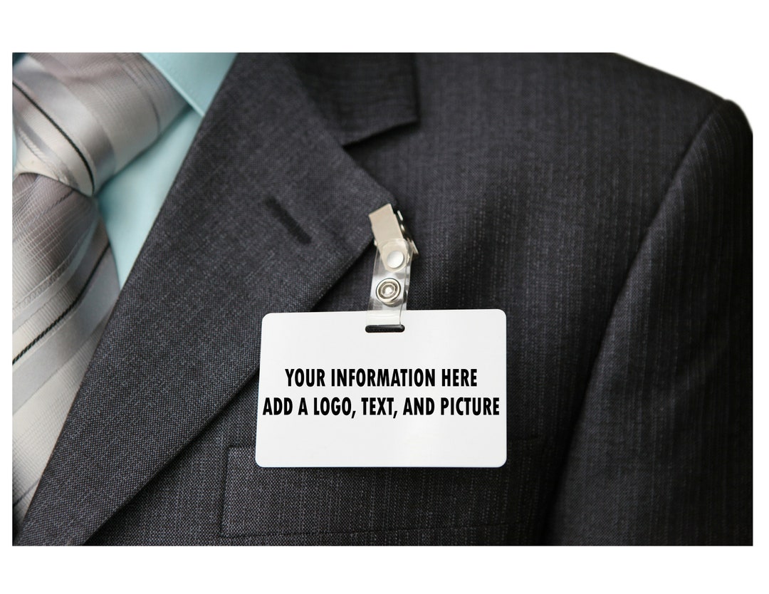 Personalized Easy-To-Read Id Tags photo