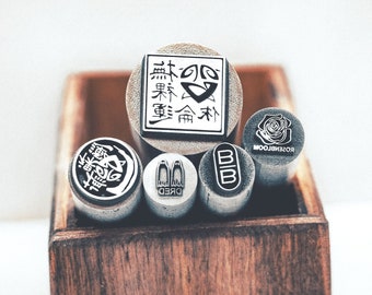 Custom Metal Stamp for Jewelry Leather Stamping Hand Punch Customized Blacksmith Logo Design Touchmark